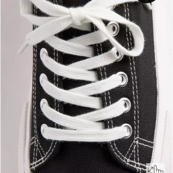 TORRID Black Canvas Sneakers - Picture 5 of 6
